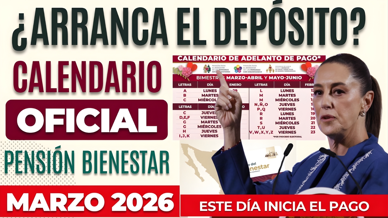 Pensión Bienestar inicia 2 marzo
